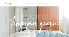 Desktop Screenshot of homespungrace.com